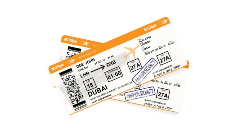 Billet d&rsquo;avion / Conseil de sélection